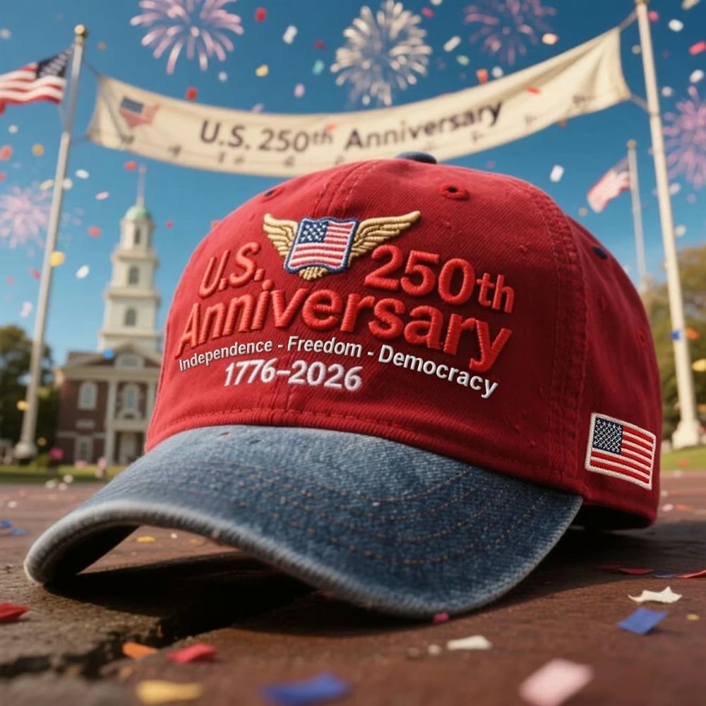 🔥🔥🔥U.S. 250th  Anniversary Retro Washed Cap