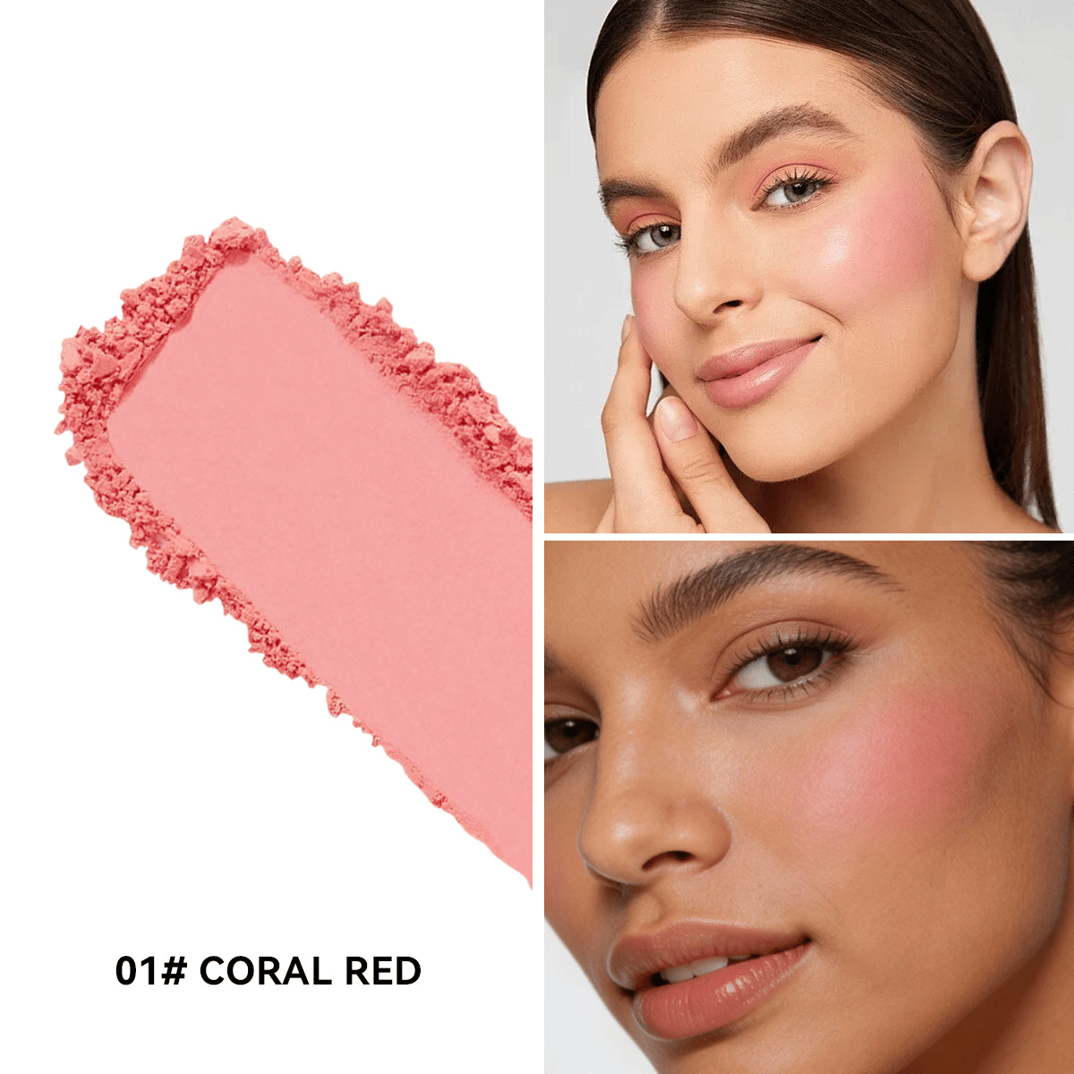 🌸Lazy Blush, Easy Quick Makeup, with Mini Mirror
