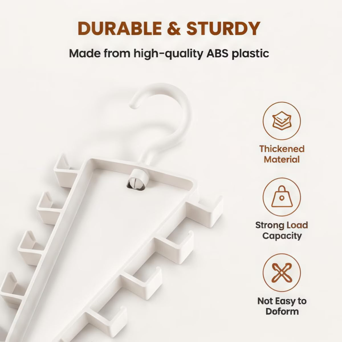 V Shaped Double-Sided Closet Organizer Hanger