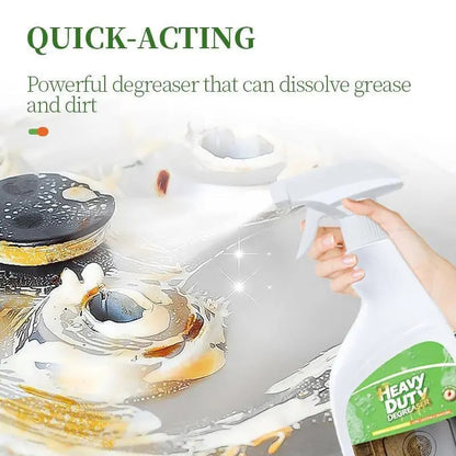 Heavy Duty Kitchen Degreaser Spray 500ml – Powerful Grease & Oil Remover for Stove, Oven, Countertops & Range Hoods