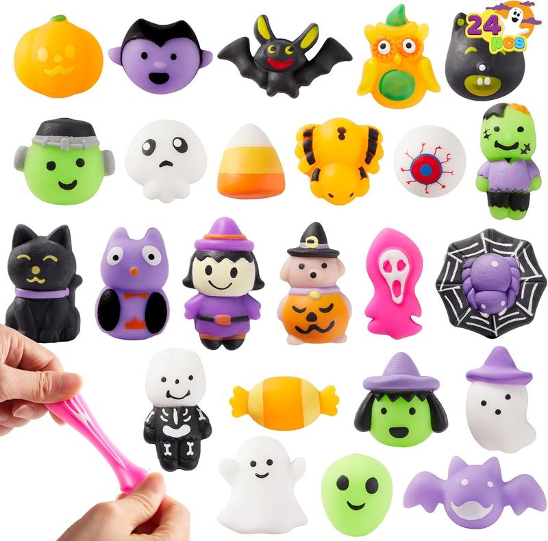 🎃 Halloween Squishy Fun Pack – Cute Mini Toys for Treat Bags & Parties 👻