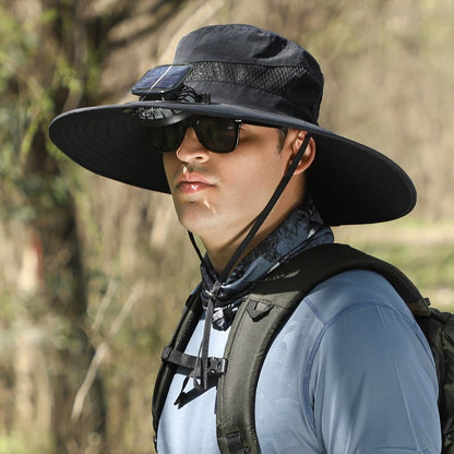 🔥Summer Hot Sale 49% OFF⚡2026 New Ultralight Solar Fan Sun Hat🎁Lighter Than a Baseball!⚾(Only 11oz)