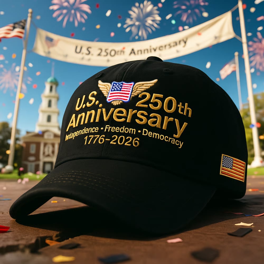 🔥🔥🔥U.S. 250th  Anniversary Retro Washed Cap