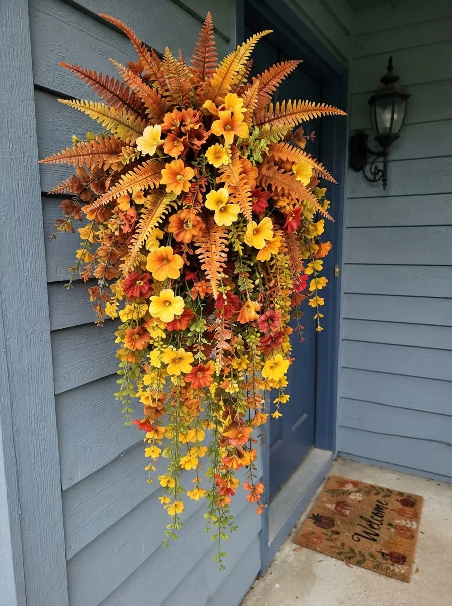 Autumn porch decor